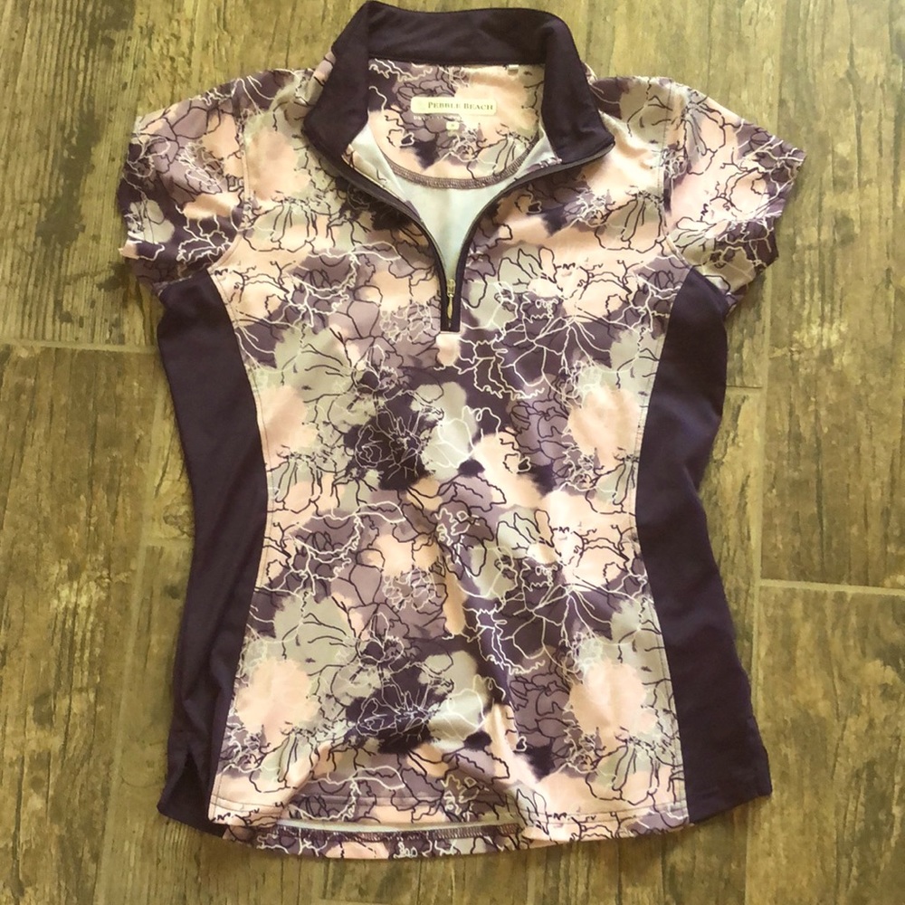 Pebble Beach Ladies Dry Luxe performance Golf Polo